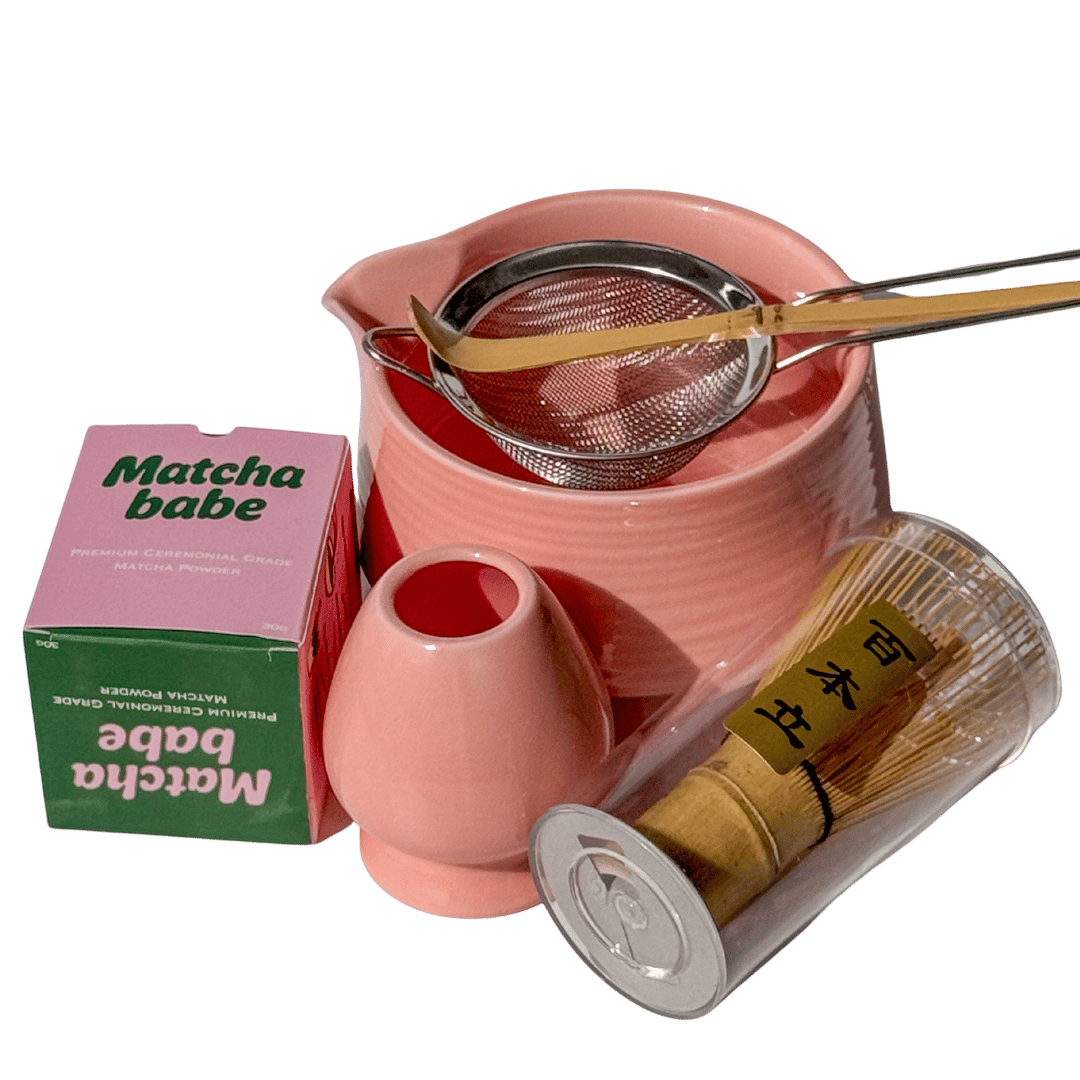 30 גרם אבקת מאצ'ה + ערכת מאצ'ה babe מלאה