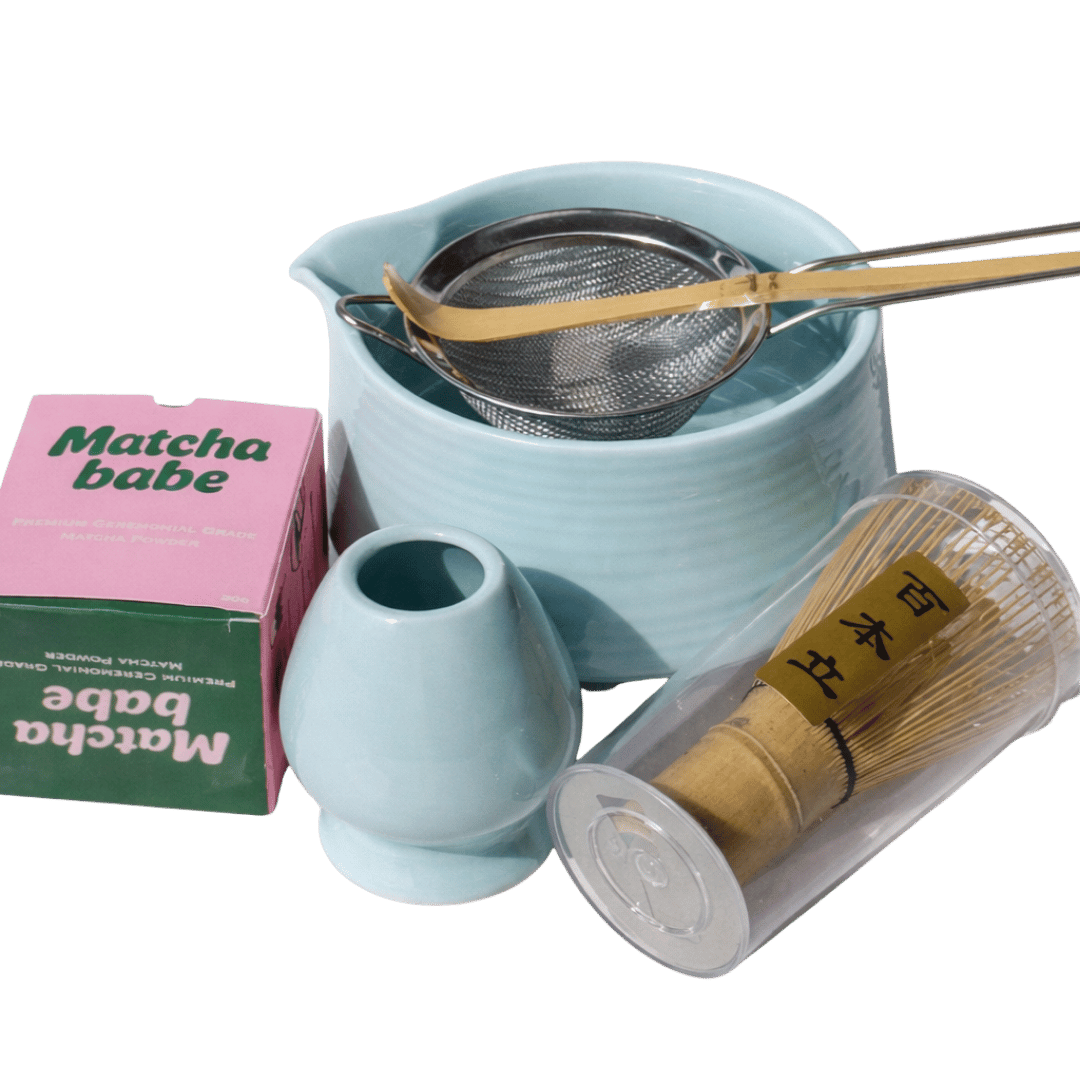 30 גרם אבקת מאצ'ה + ערכת מאצ'ה babe מלאה