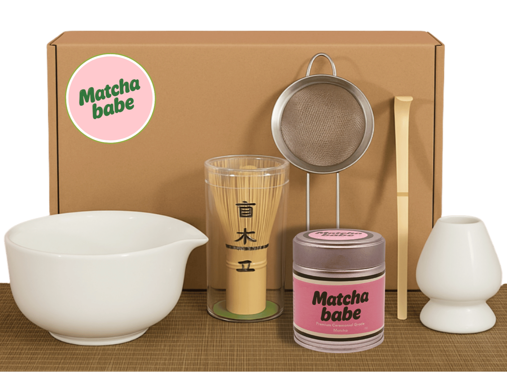 מאצ'ה איכותית וטקסית ערכה מלאה