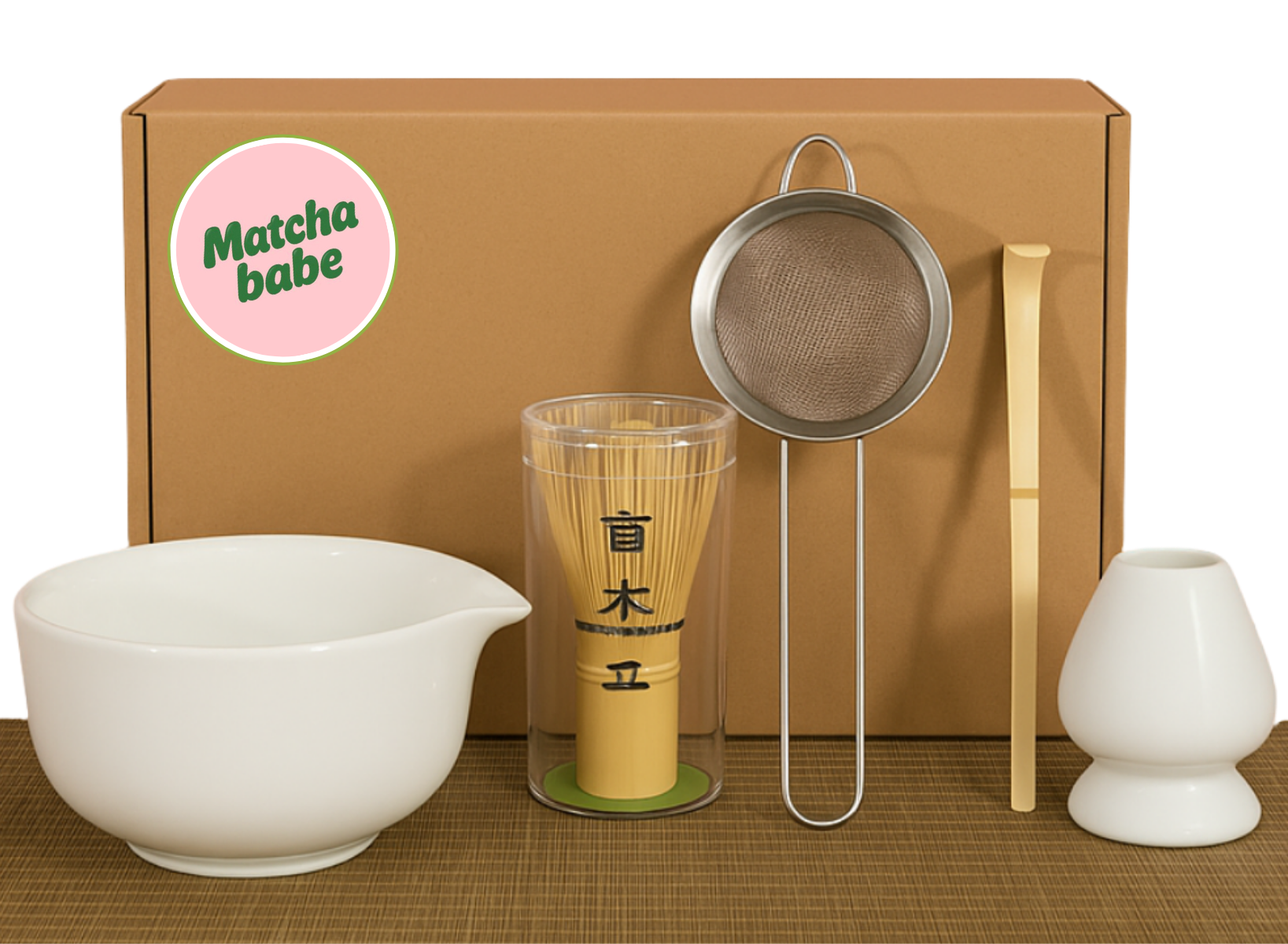 מאצ'ה איכותית וטקסית ערכה מלאה